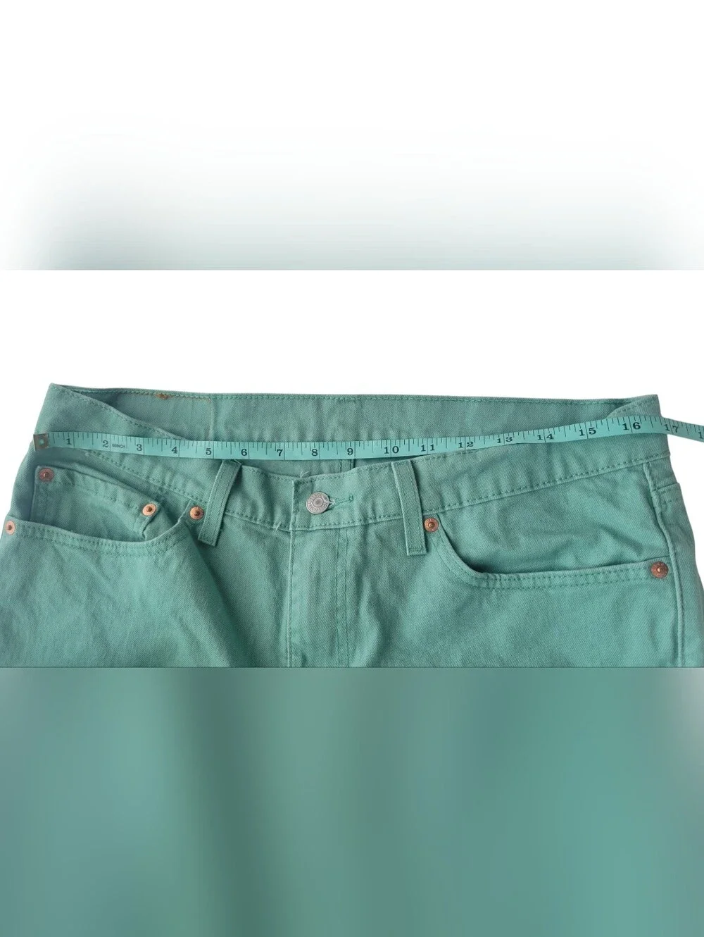 Levi's 511 Slim Fit Jeans Sz 34x29 Green
